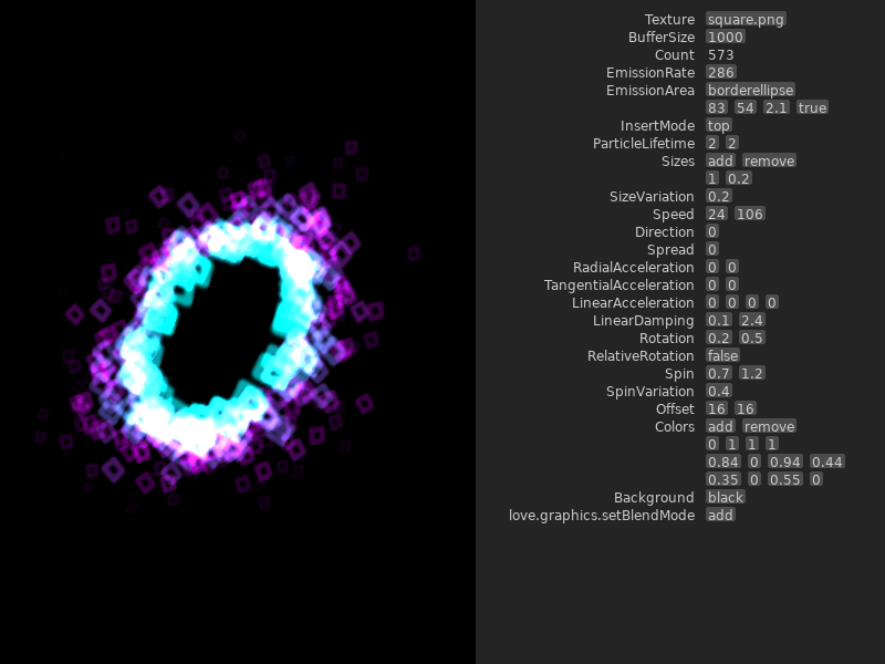 particle playground effect